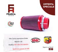 Filtro Aria Sportivo Conico BMC Aspirazione Diretta Per Modifica ABARTH 500 595