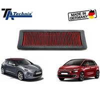 Filtro Aria Sportivo Lavabile Technix Citroen C4 DS3 DS4 DS5 Benzina 1.6 Turbo