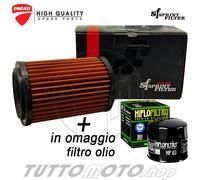 Filtro aria Sprint Filter DUCATI Scrambler Sixty2 400 2016-2021 / Super lavabile