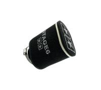 FILTRO ARIA STAGE6 DOUBLE LAYER RACING Ø 70 NERO SCOOTER S6-35022/BK