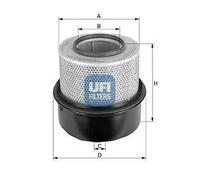Filtro aria UFI 27.383.00 MERCEDES-BENZ ATEGO 1317 A