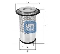 Filtro aria UFI 27.555.00 Canter VI (FE5, FE6, FB5, FB6) 2.835 1996-1999