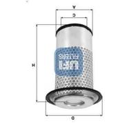Filtro aria UFI 27.555.00 per Canter VI (FE5, FE6, FB5, FB6) 2.835 1996-