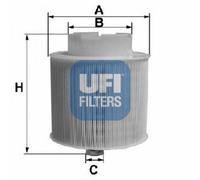 UFI 27.A53.00 Filtro aria