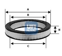 Filtro aria UFI 27.927.00 per FIAT X 1/9 1.5 (128AS1_)