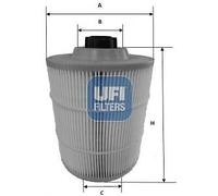 Filtro aria - UFI 27.A00.00
