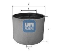 Filtro aria UFI 27.A54.00 per AUDI A6 2.0 TDI