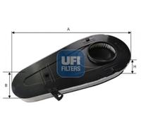 Filtro aria UFI 27.A97.00 per BMW Série 5 2.0 520 d