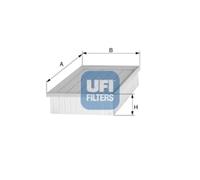 Filtro aria UFI 30.141.00 per LAND ROVER DEFENDER