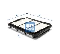 Filtro aria UFI 30.277.00 per CHEVROLET LACETTI 1.6