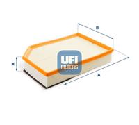 UFi Filtro aria 30.274.00 per Volvo XC70 Cross Country 2.4 D5 XC AWD