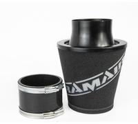 Filtro aria universale grande base in alluminio cono Ramair JS-175-100-BK-KIT...