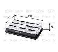 Filtro Aria Valeo 585301 per Isuzu Opel Vauxhall AC