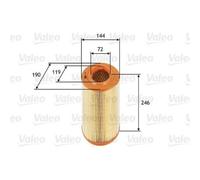 Filtro Aria Valeo 585669 per Alfa Romeo Fiat