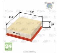 Filtro aria Valeo per ABARTH GRANDE PUNTO ALFA ROMEO MITO FIAT LINEA DOBLO OPEL