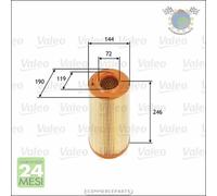 Filtro aria Valeo per ALFA ROMEO SPIDER BRERA 159