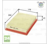 Filtro aria Valeo per ALFA ROMEO SPIDER GTV 155 FIAT FIORINO COUPE UNO INNOCENT