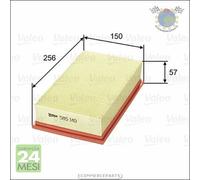 Filtro aria Valeo per ALPINA B12 C2 C1 B3 BERTONE FREECLIMBER BMW 8 E31 850 7 E