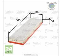 Filtro aria Valeo per BMW 7 E38 725 5 E39 525 E34 3 E36 325