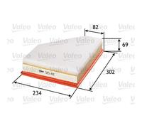 Filtro aria Valeo per BMW Serie 1 3 X1 X3