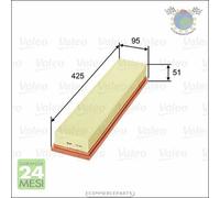 Filtro aria Valeo per CITROEN BERLINGO XSARA C3 II C4 I C2 NISSAN MICRA III NV2