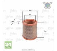 Filtro aria Valeo per CITROEN BERLINGO XSARA VISA SAXO C15 ZX BX AX MEGA CLUB P