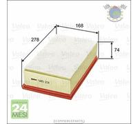 Filtro aria Valeo per CITROEN C4 II DS5 DS4 I DS PEUGEOT 5008 3008 RCZ 308 307