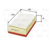 Filtro aria Valeo per Citroen DS Peugeot