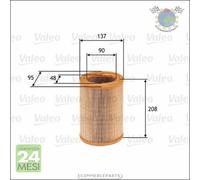 Filtro aria Valeo per CITROEN XSARA SAXO AX MEGA CLUB NISSAN MICRA II PEUGEOT 1