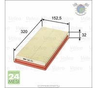 Filtro aria Valeo per FIAT PANDA 500