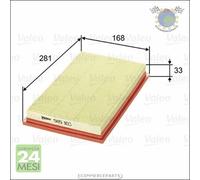 Filtro aria Valeo per FORD MAVERICK ISUZU GEMINI MIDI OPEL VECTRA A KADETT E CO