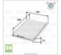 Filtro aria Valeo per MAZDA 3 2