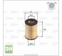 Filtro aria Valeo per MERCEDES 210 190 160 140 VANEO 1.9 1.6