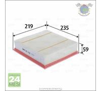 Filtro aria Valeo per MERCEDES LA 220 200 180 B 160 A CLA