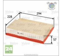 Filtro aria Valeo per MERCEDES CLASSE M ML C 280 250 240 230 220 200 180 36 SLR
