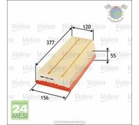 Filtro aria Valeo per MERCEDES CLASSE S 320 M ML G 270 E 220 200 C 30 CLK