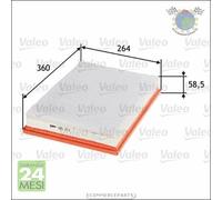 Filtro aria Valeo per NISSAN INTERSTAR OPEL MOVANO A RENAULT MASTER bp5