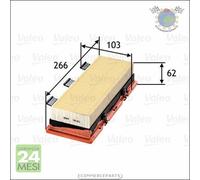 Filtro aria Valeo per RENAULT KANGOO CLIO
