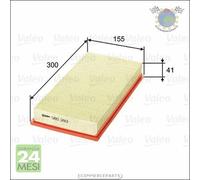 Filtro aria Valeo per VW POLO 9N_ 9A_ TOURAN GOLF V