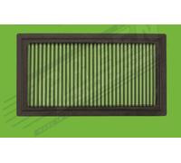 Filtro aria verde per Peugeot 407 Coupe dal 2009 al 2011 3.0L HDI FAP V6-240cv