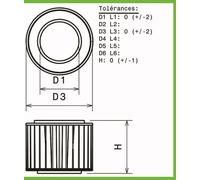 Filtro aria verde per VW Lupo dal 1998 al 2005 1.4L-60cv