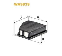Filtro aria WIX FILTERS per WA9839