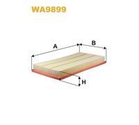 Filtro aria WIX FILTERS per WA9899