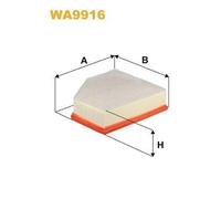 Filtro aria WIX FILTERS per WA9916