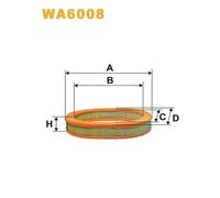 WA6008 FILTRO ARIA PER Mazda 323 III Station Wagon BW 1.3 52 KW 71 CV