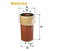 Filtro aria - WIX FILTERS WA6104
