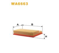 Filtro aria - WIX FILTERS WA6663