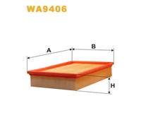 Filtro aria - WIX FILTERS WA9406
