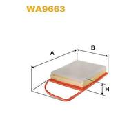 Filtro aria - WIX FILTERS WA9663
