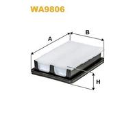 Filtro aria - WIX FILTERS WA9806